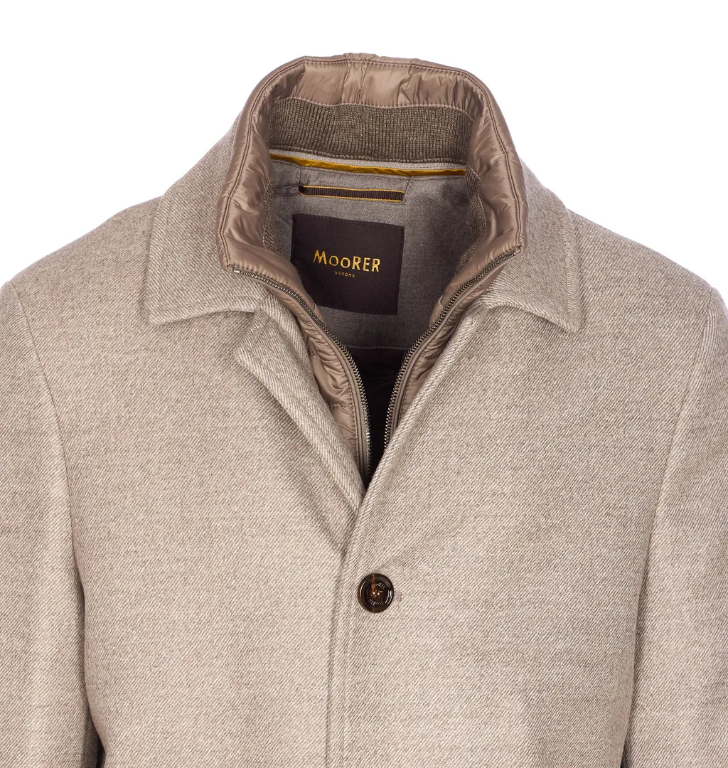 Monferrato-Lp Single Breasted Layred Coat