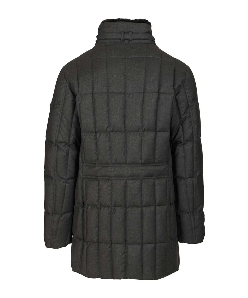 Quilted Double-Breasted Jacket