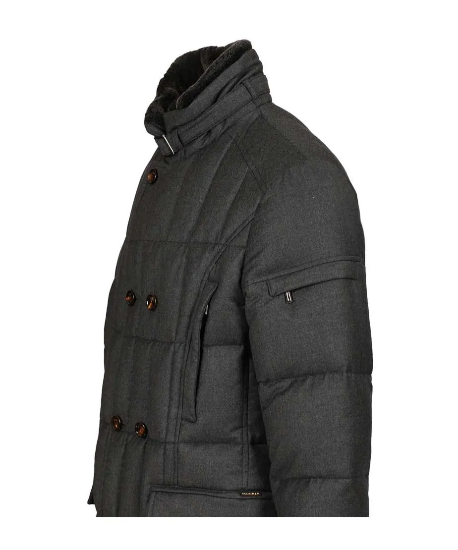 Quilted Double-Breasted Jacket