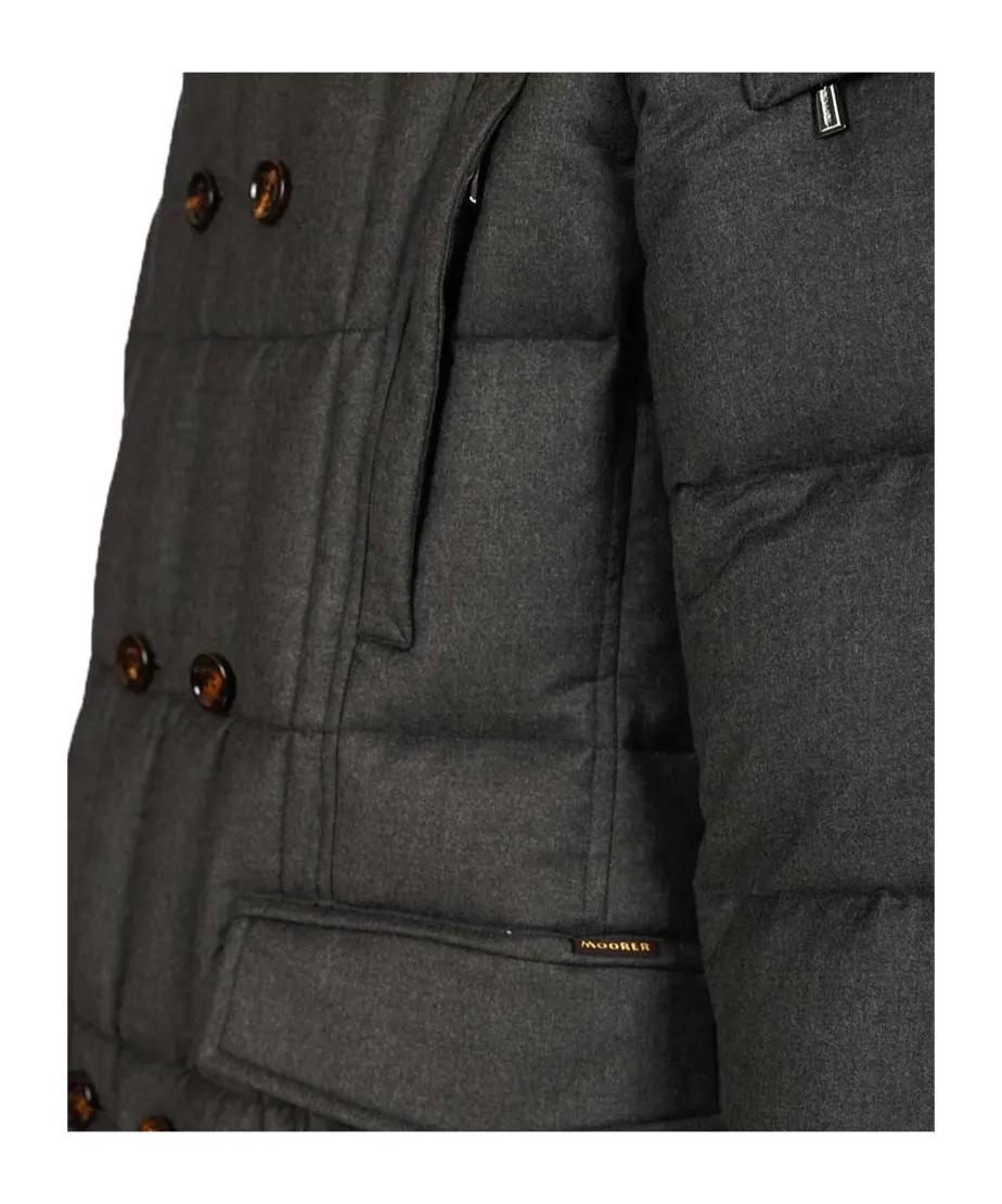 Quilted Double-Breasted Jacket