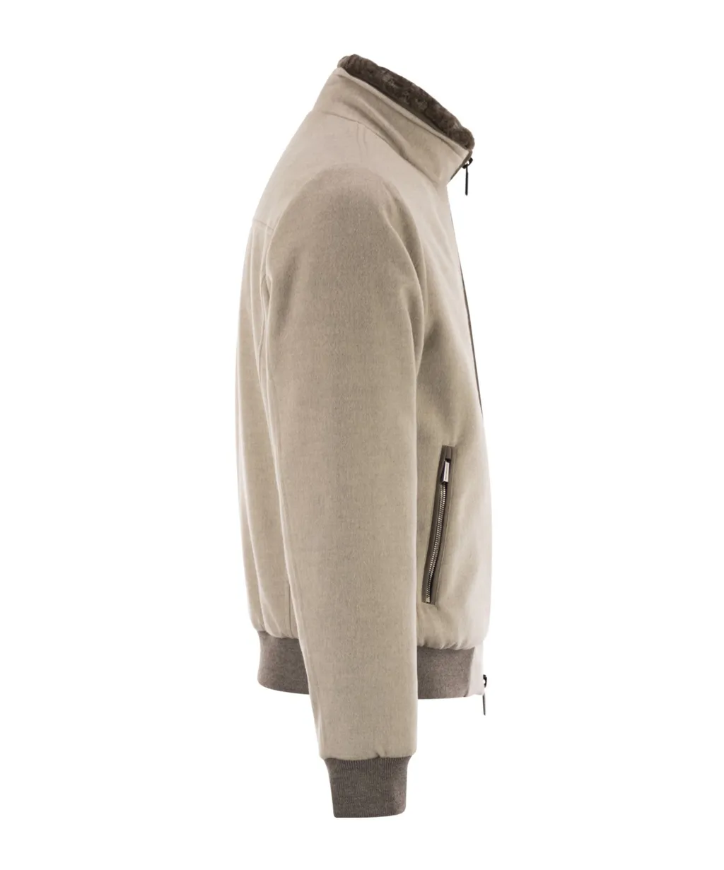 Hybrid Padded Bomber Jacket