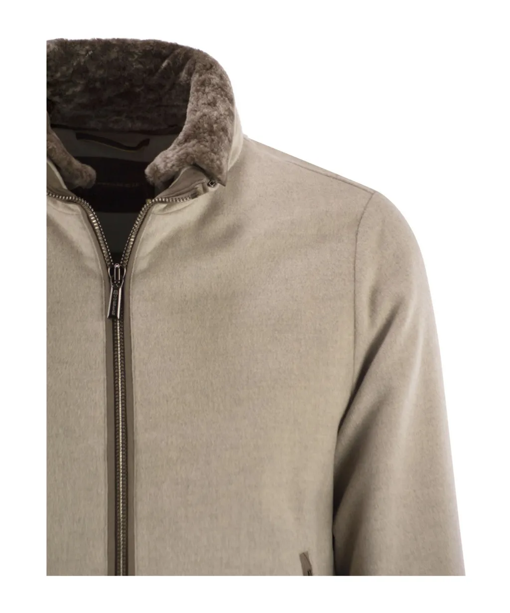 Hybrid Padded Bomber Jacket