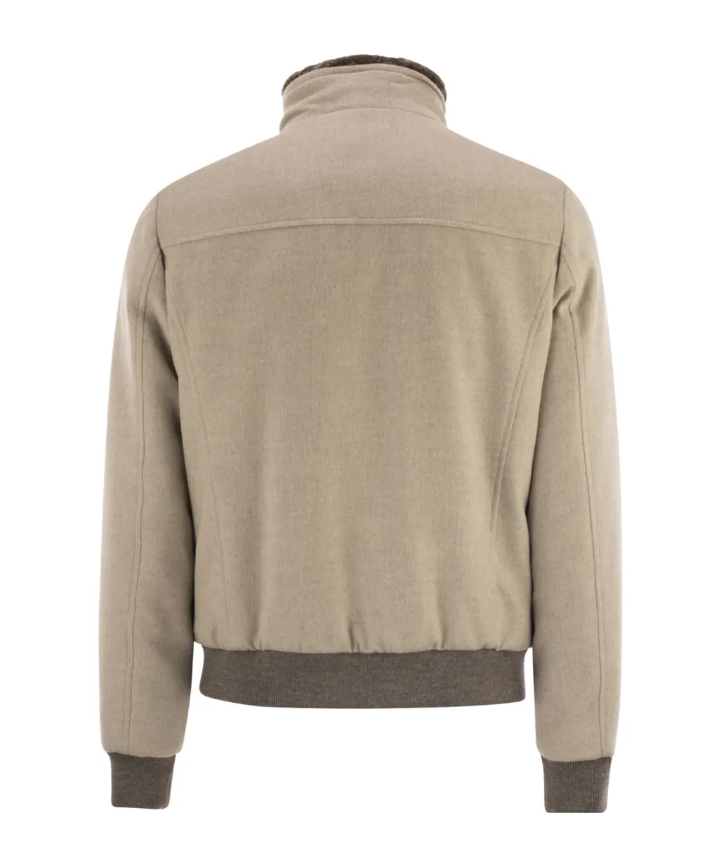 Hybrid Padded Bomber Jacket