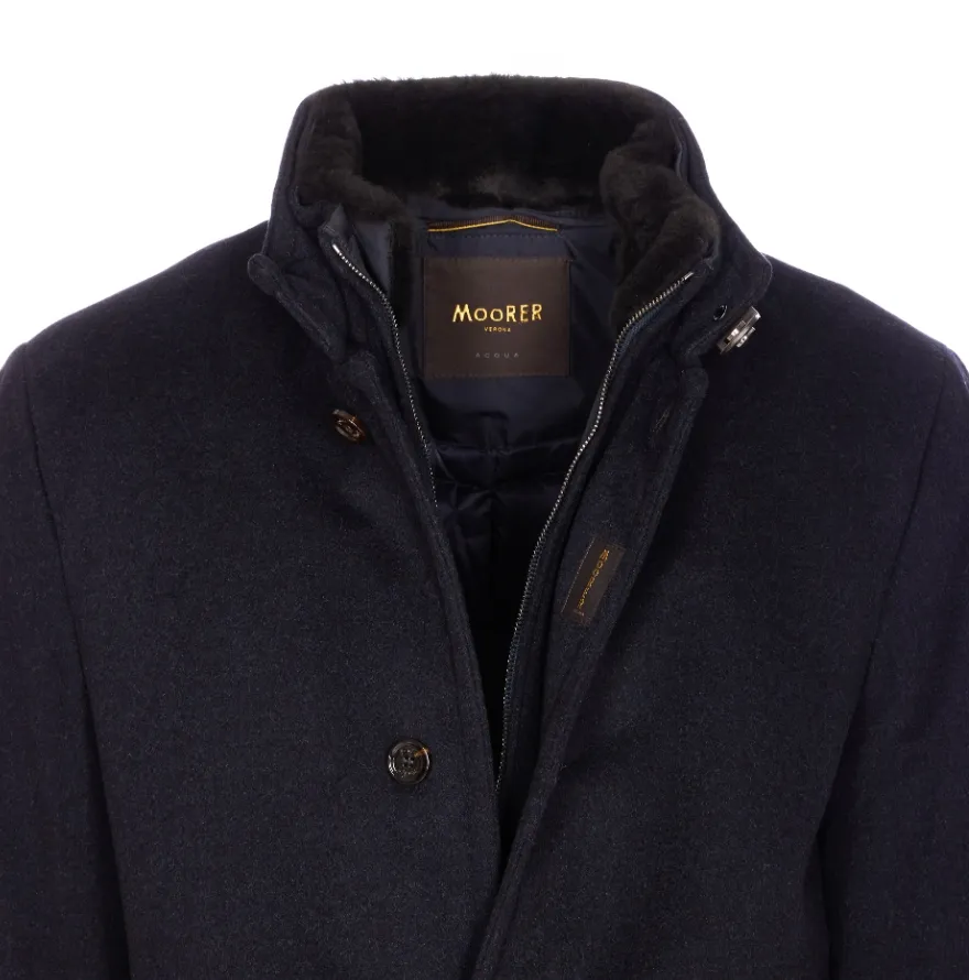 Bond-Fur-Cs Single-Breasted Padded Coat