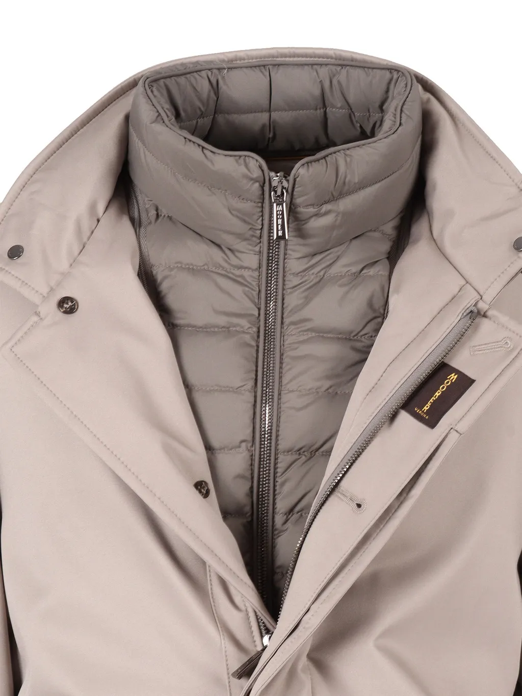 Buttoned Single-Breasted Padded Jacket