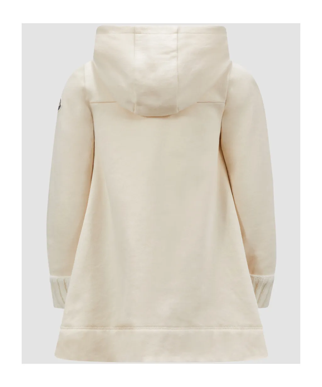 Hooded Embellished Logo Dress
