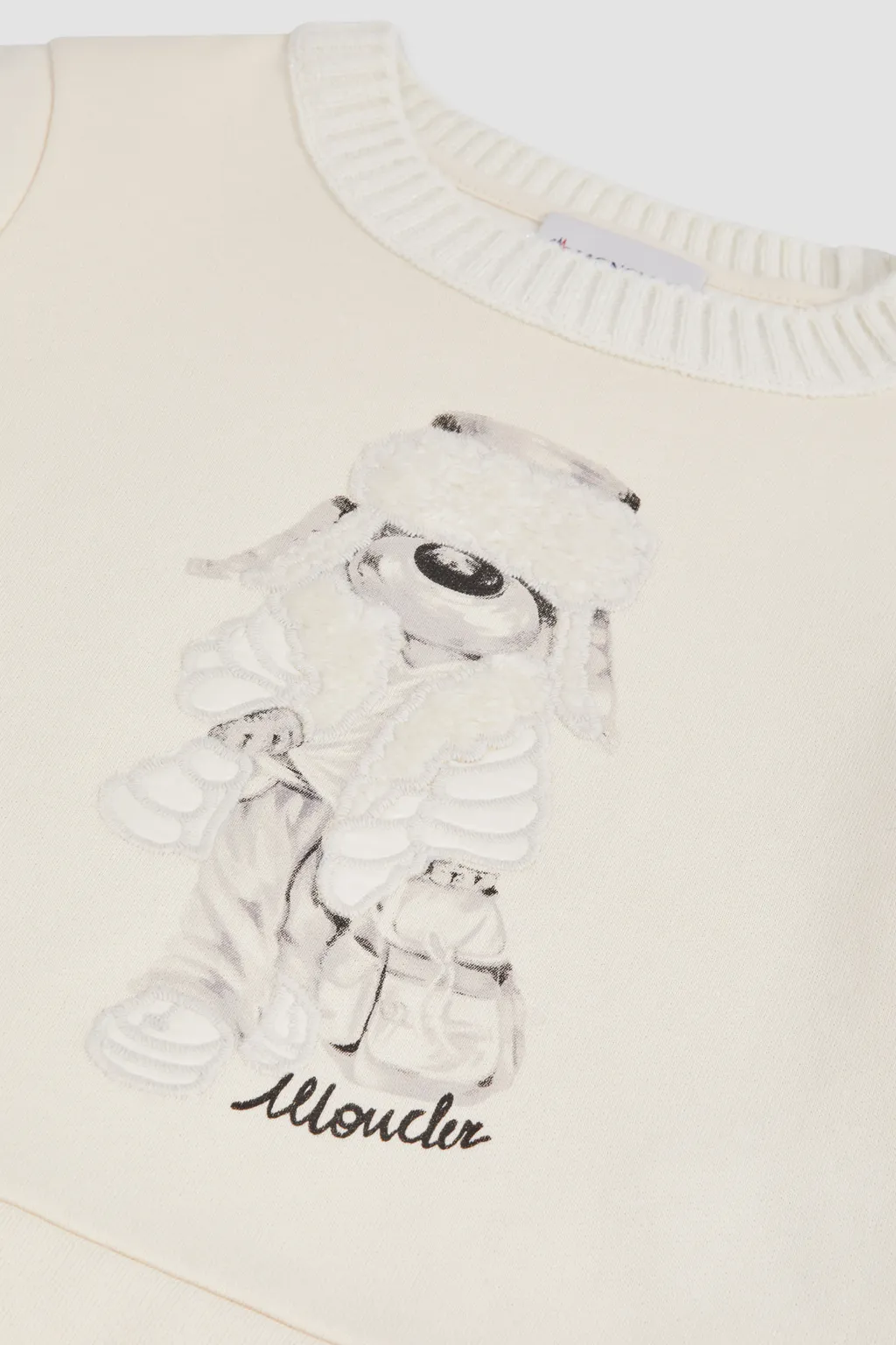 Teddy Bear Motif Sweatshirt