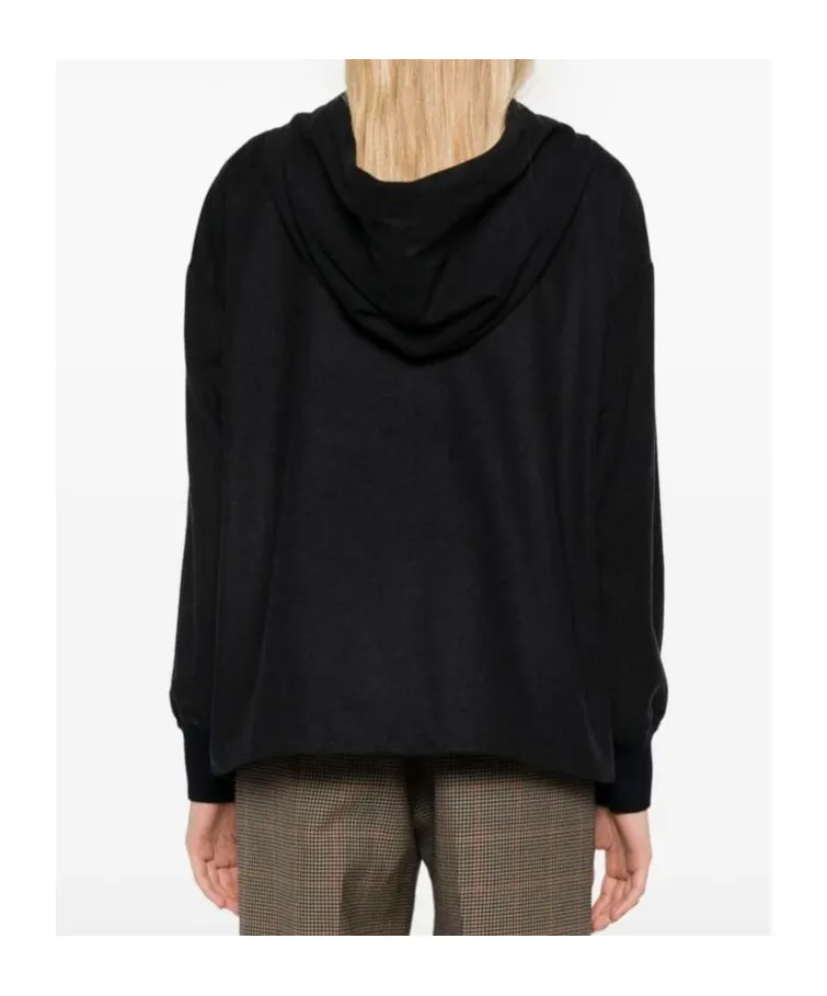 Zip-Up Drawstring Hoodie