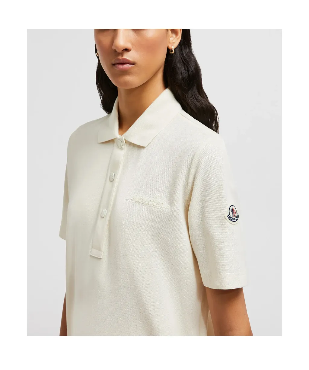 Beaded Logo Polo Shirt