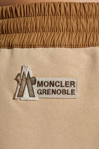 Logo Patch Drawstring Track Pants