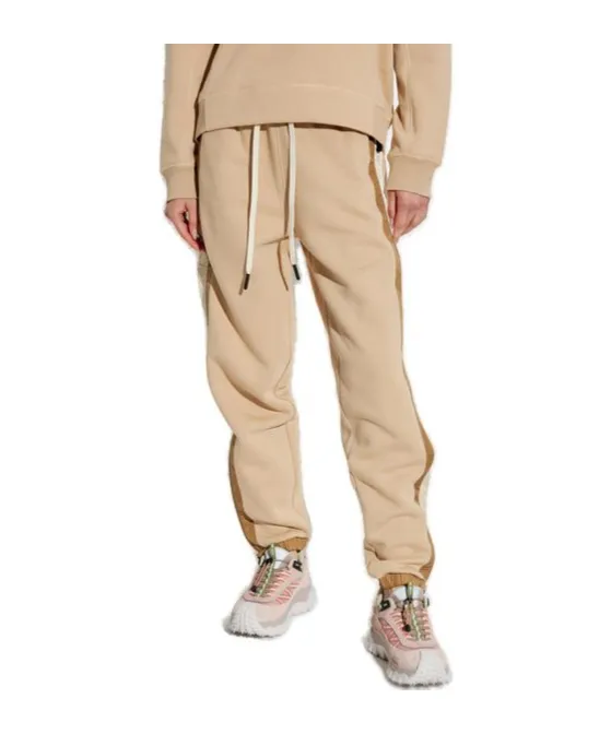 Logo Patch Drawstring Track Pants