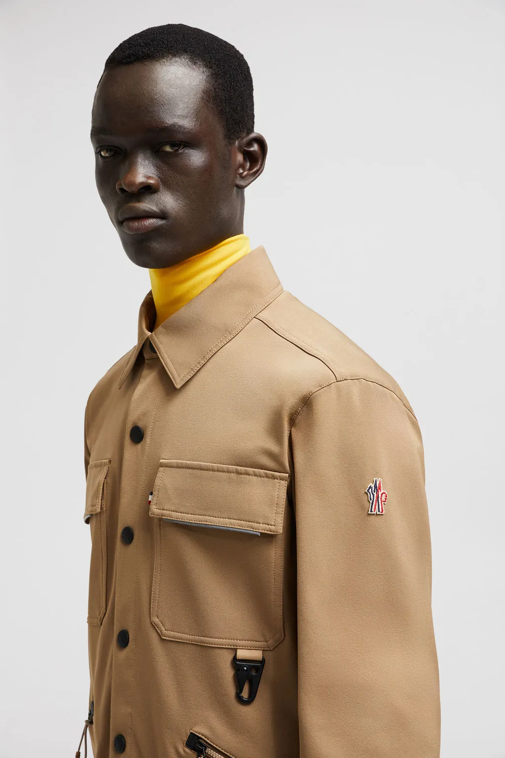Grenoble Logo Patch Shirt Jacket