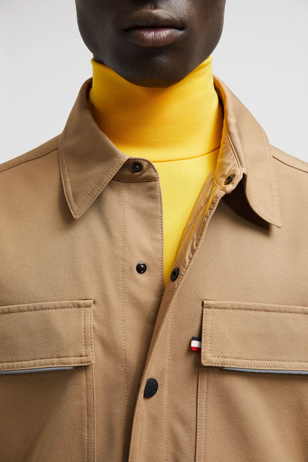 Grenoble Logo Patch Shirt Jacket