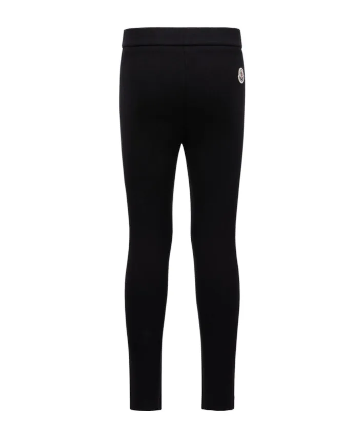 Logo-Patch Jersey Leggings