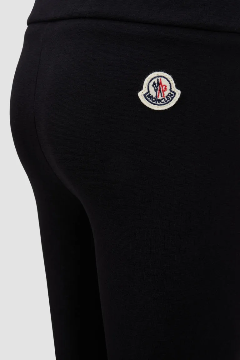 Logo-Patch Jersey Leggings