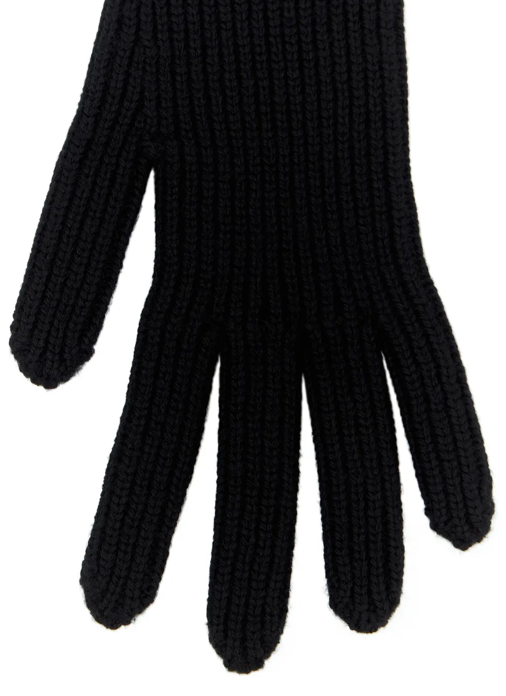 Logo Patch Knitted Gloves