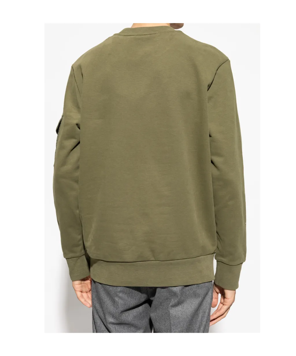 Logo Patch Crewneck Sweatshirt