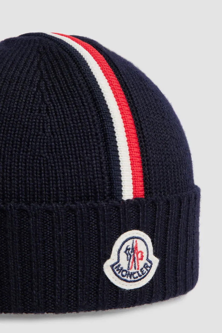 Logo Patch Knitted Beanie