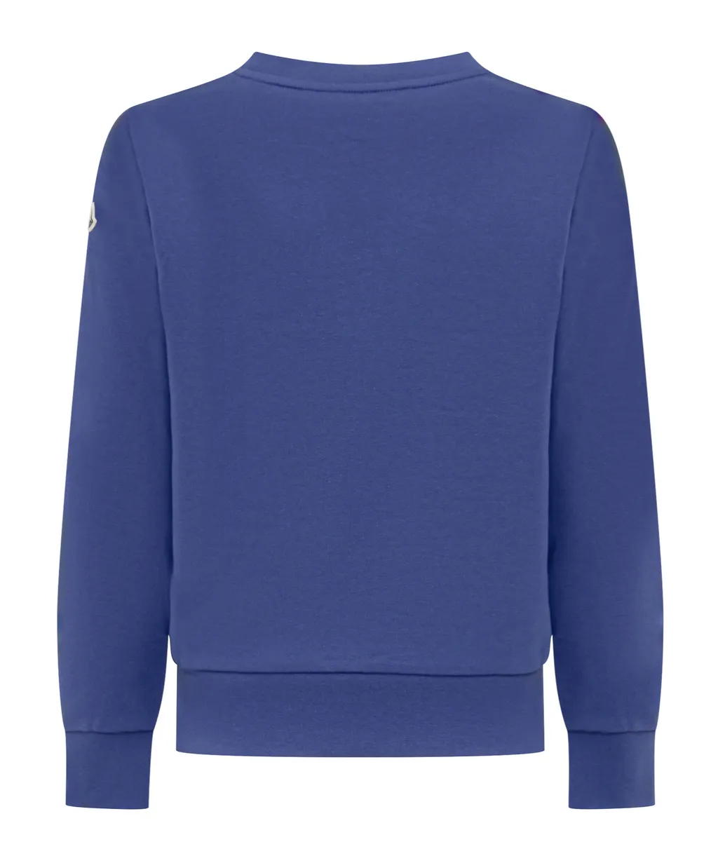 Logo Printed Crewneck Fleece Sweatshirt