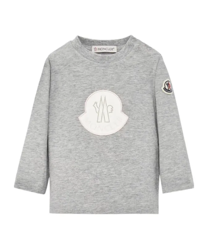 Logo Patch Long-Sleeved Tracksuit Set