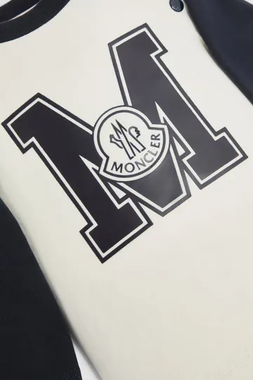 Logo Flocked Crewneck T-Shirt
