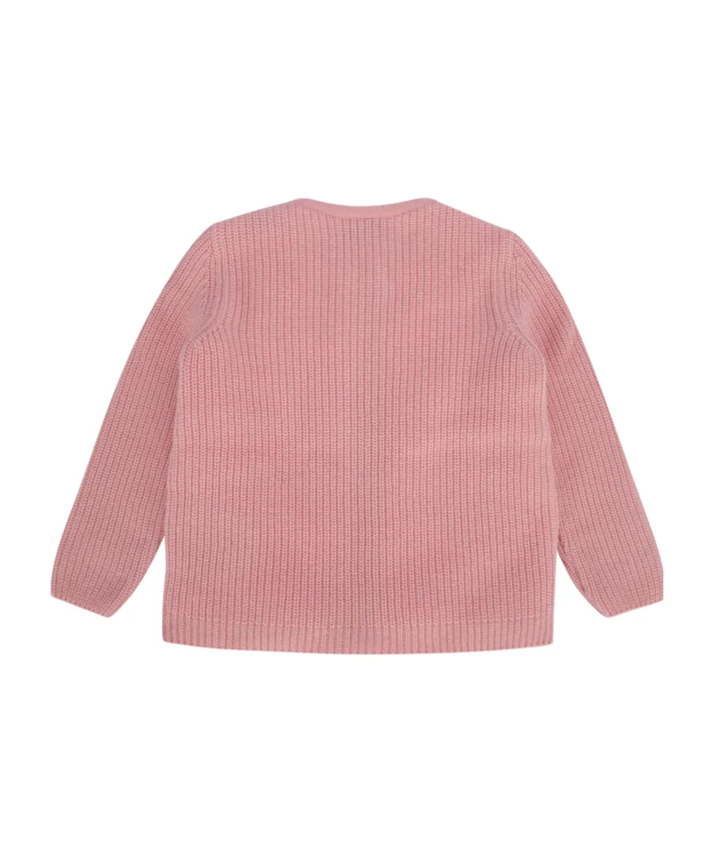 Logo Patch Quilted Cardigan