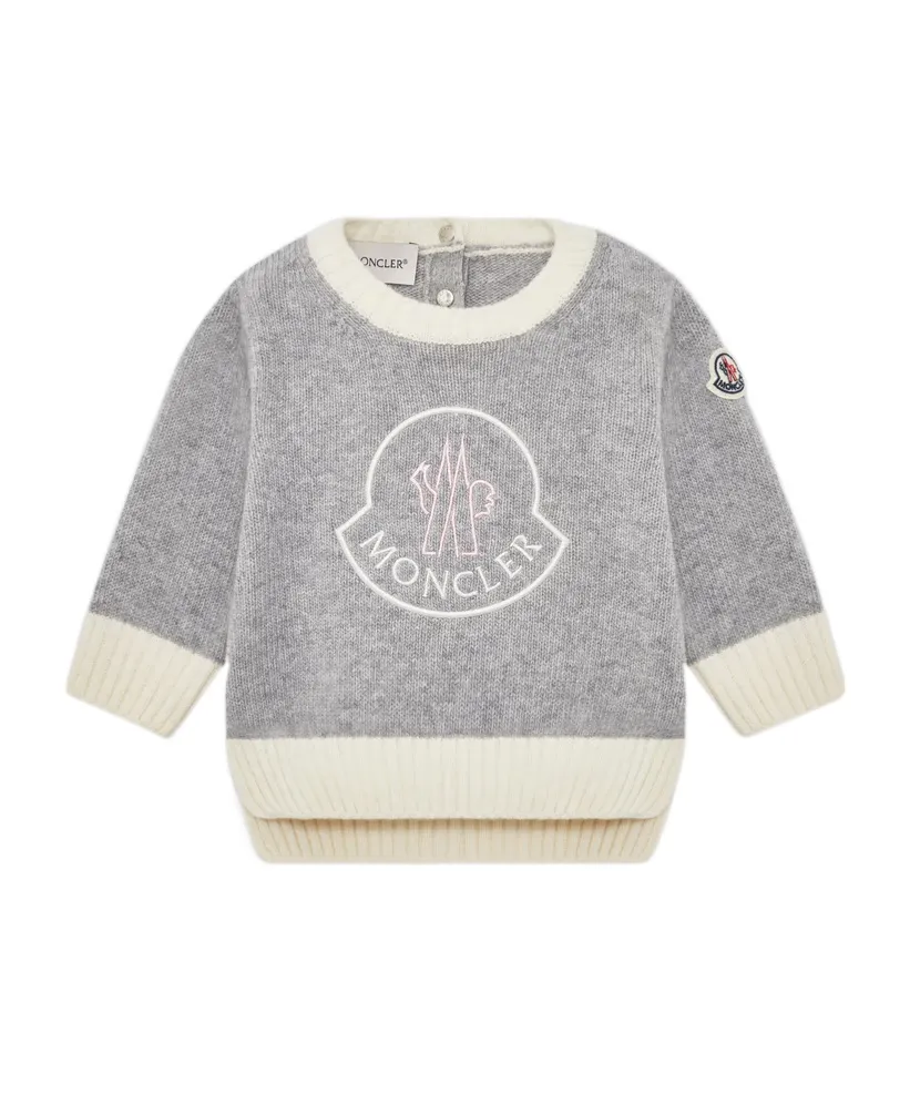 Logo-Patch Crewneck Jumper