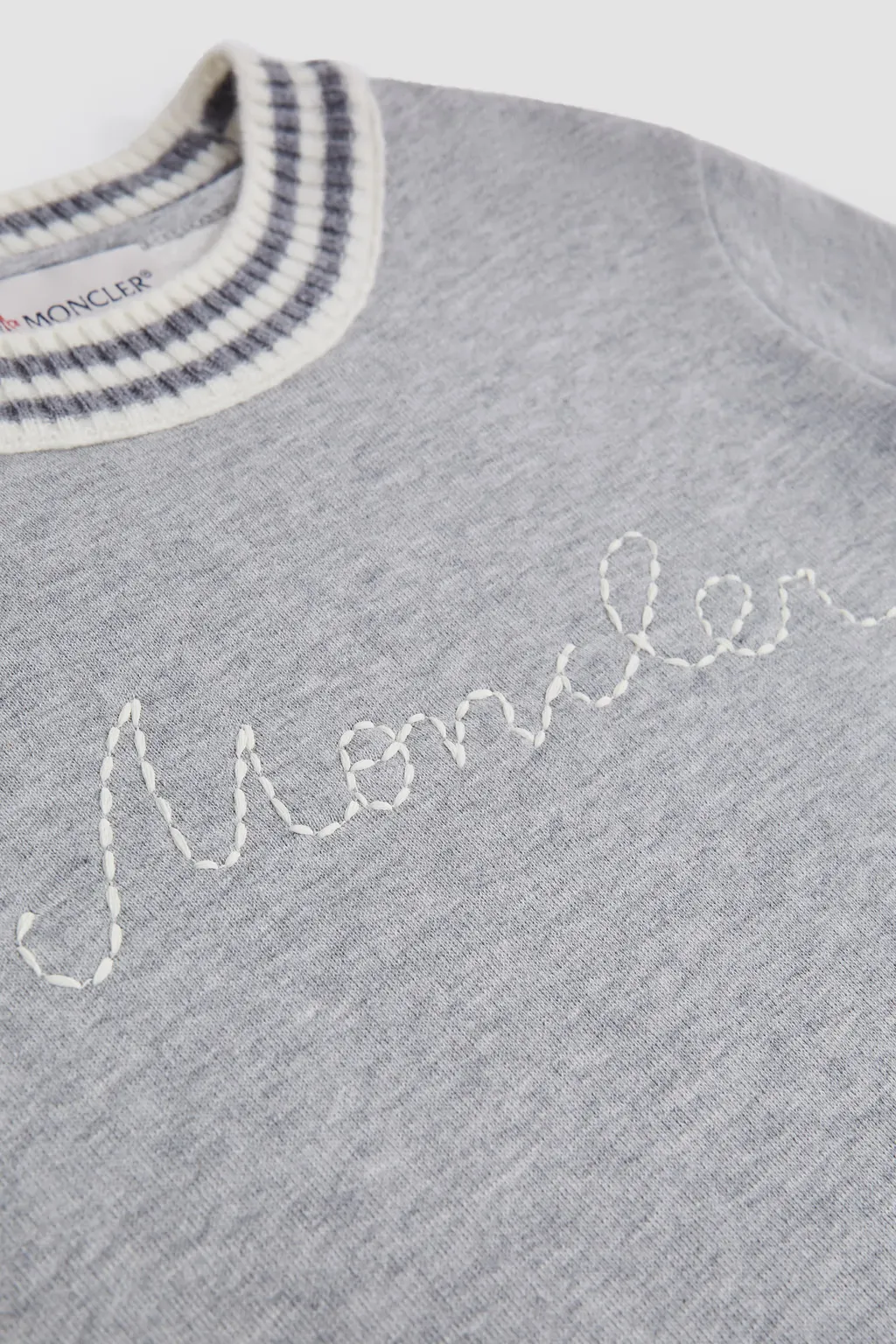 Logo Embroidered Flared Dress