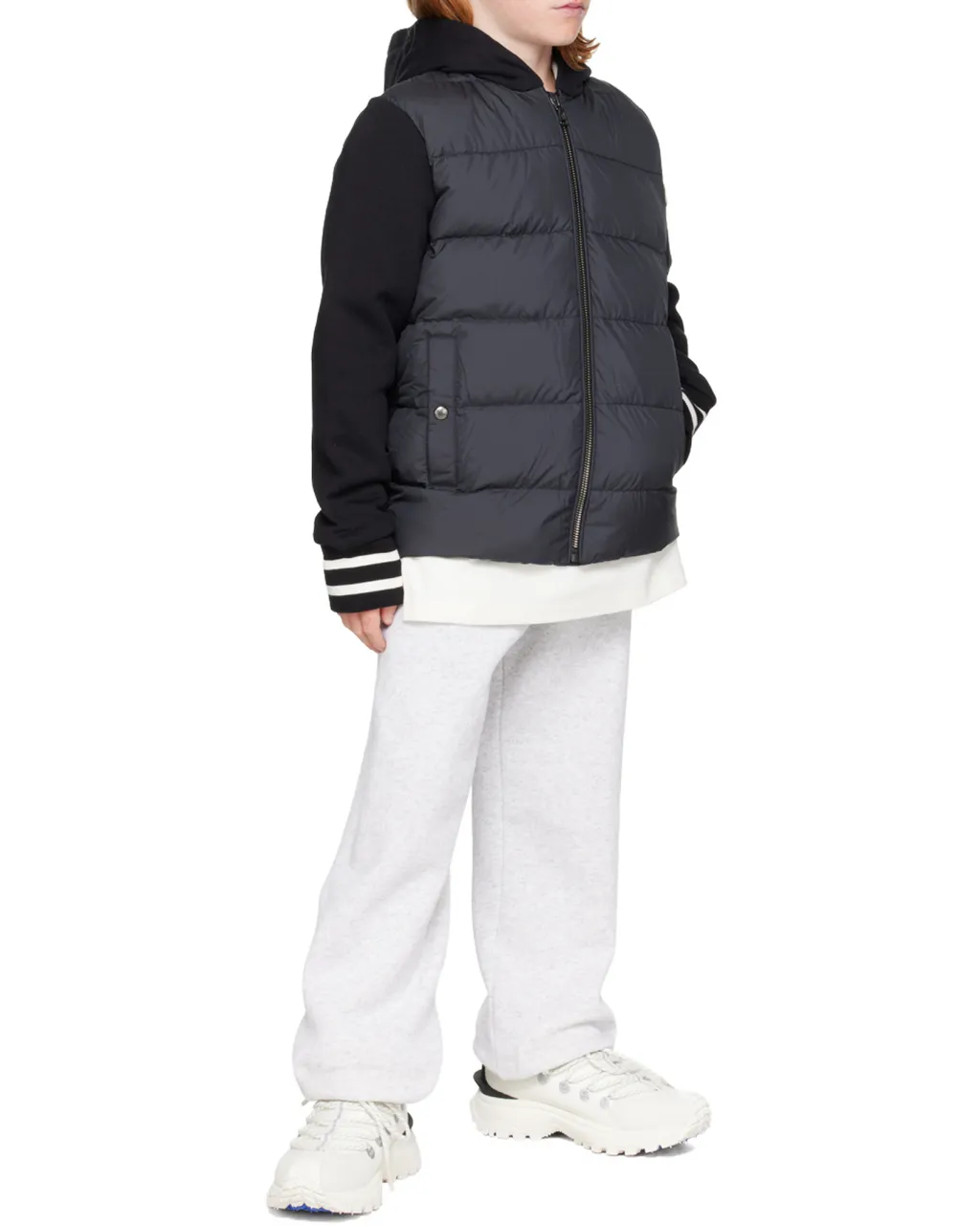 Logo Patch Zip-Up Cardigan