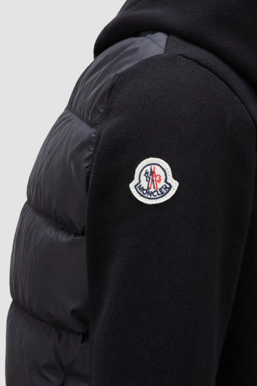Logo Patch Zip-Up Cardigan