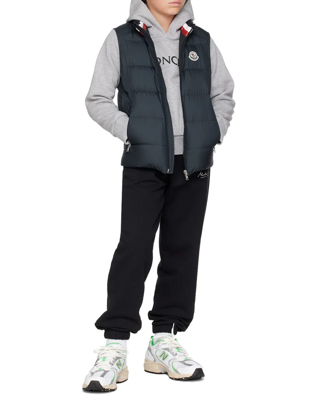Merab Logo Patch Padded Vest