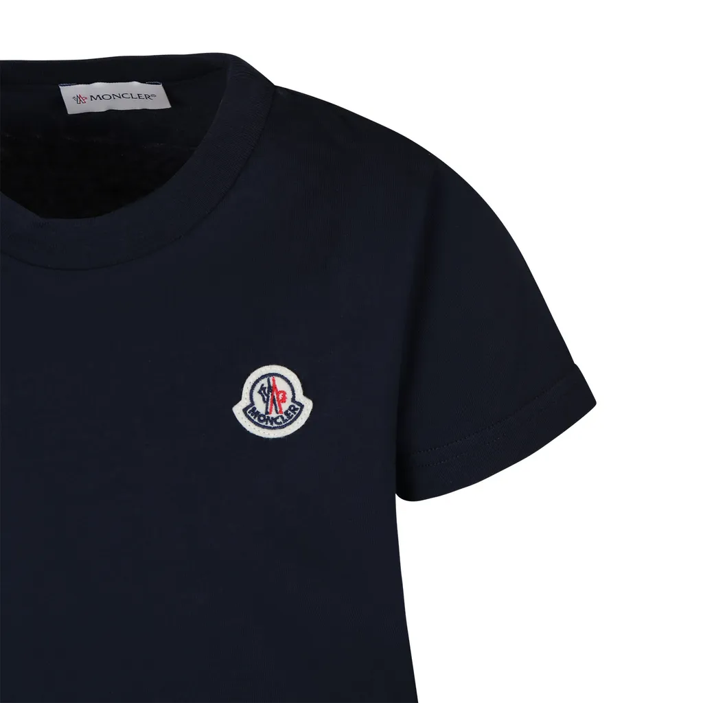 Logo Patch Crewneck T-Shirt