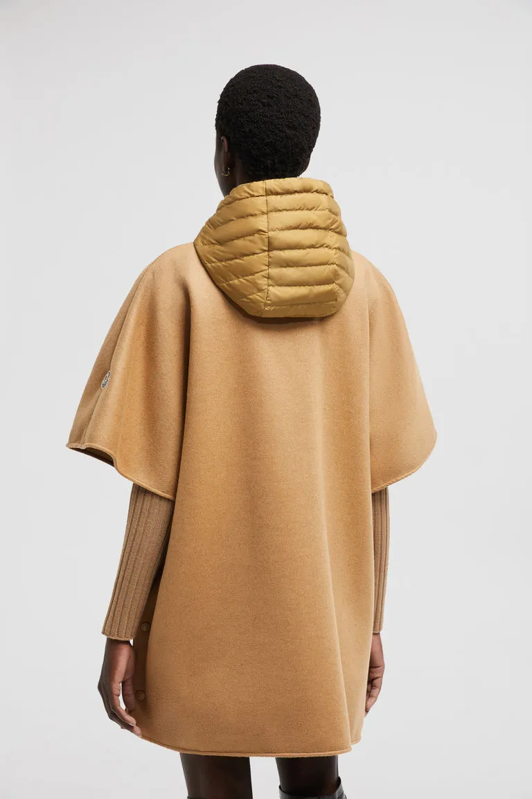 Drawstring Hooded Cape