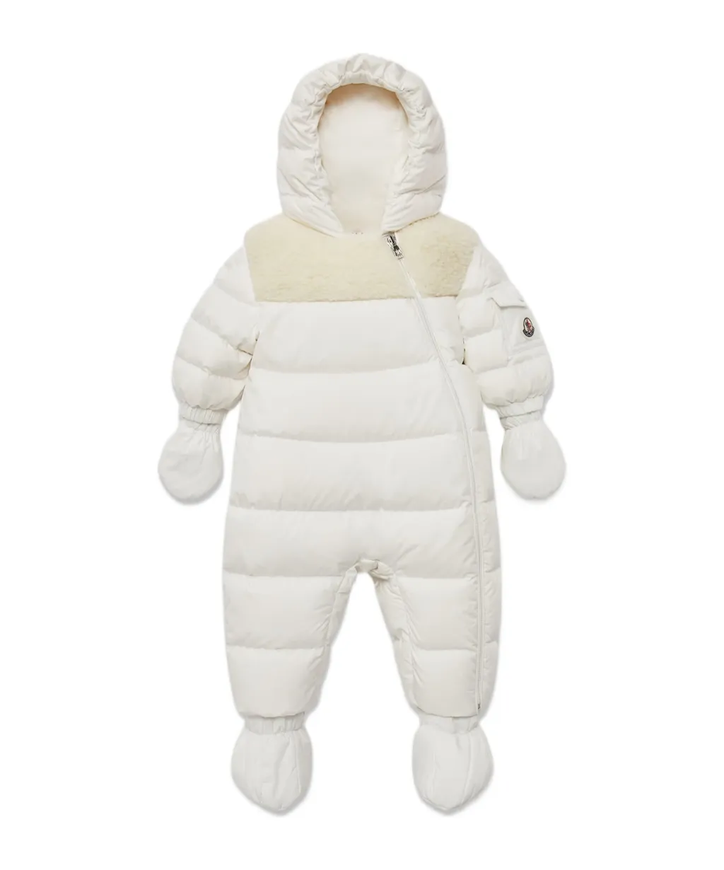 Logo Patch Padded Snowsuit