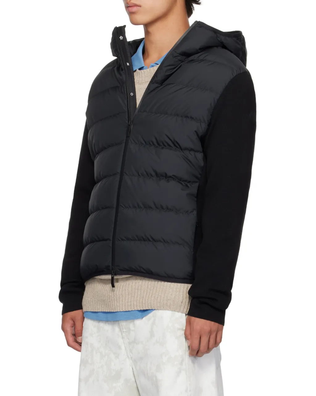Zip-Up Long-Sleeved Cardigan
