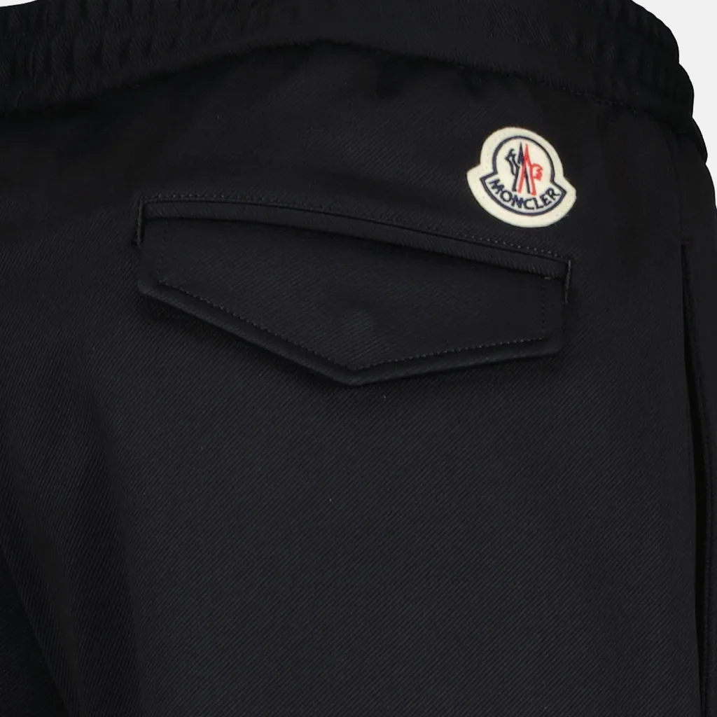 Logo Patch Drawstring Track Pants