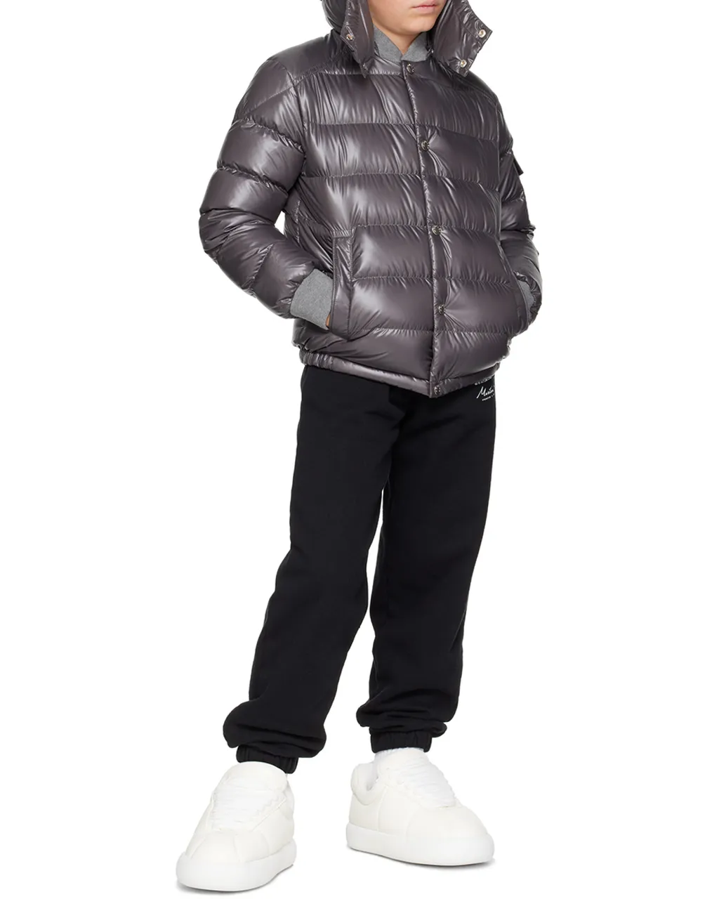 Manaem Logo Patch Hooded Jacket