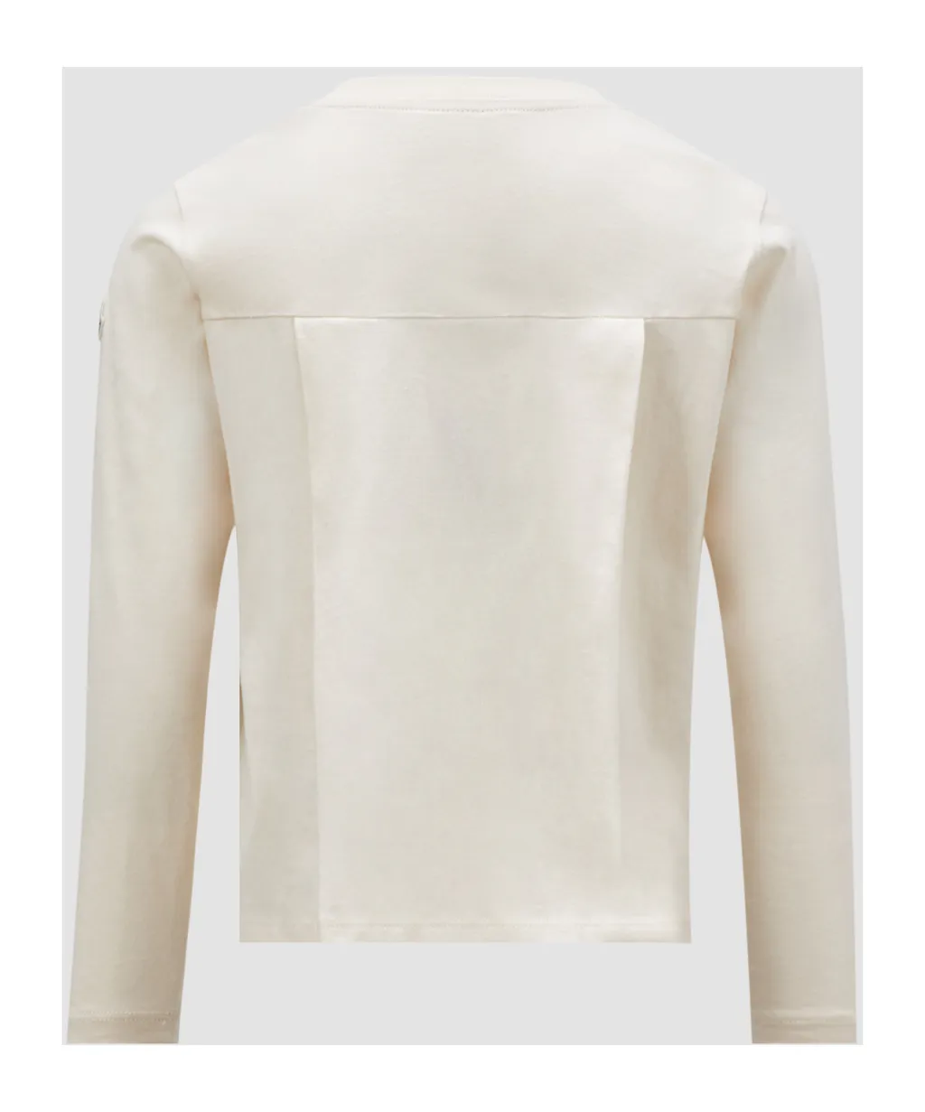 Embroidered Logo Long Sleeve T-Shirt