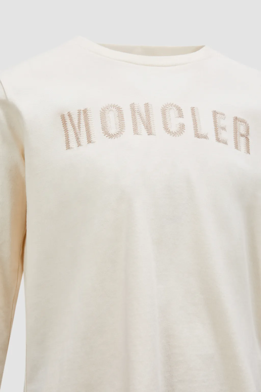 Embroidered Logo Long Sleeve T-Shirt