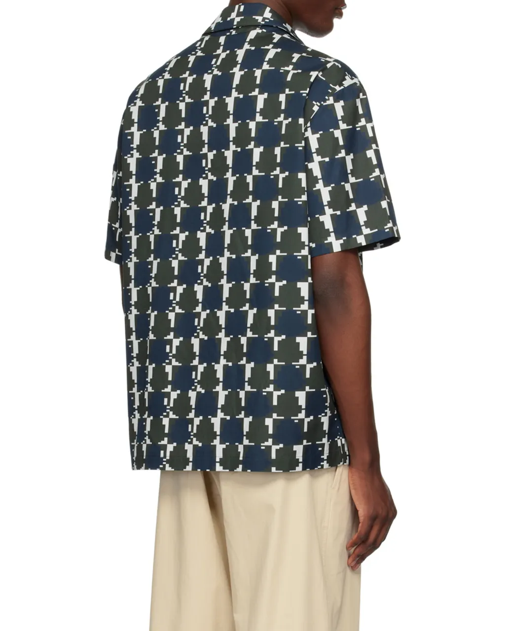 All-Over Patterned Short-Sleeved Shirt