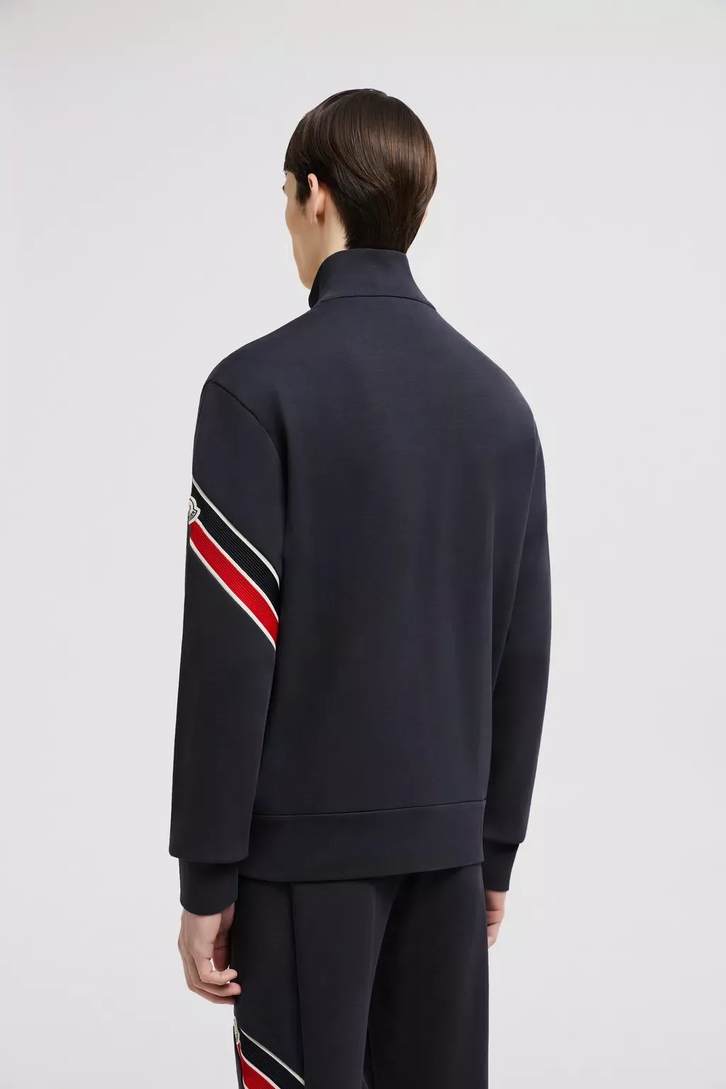 Logo Patch Zip-Up Sweatshirt