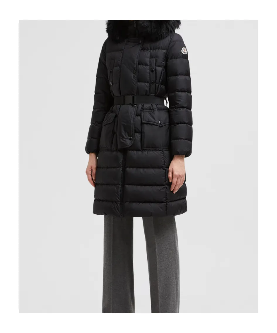 Khloe Logo Patch Belted Jacket