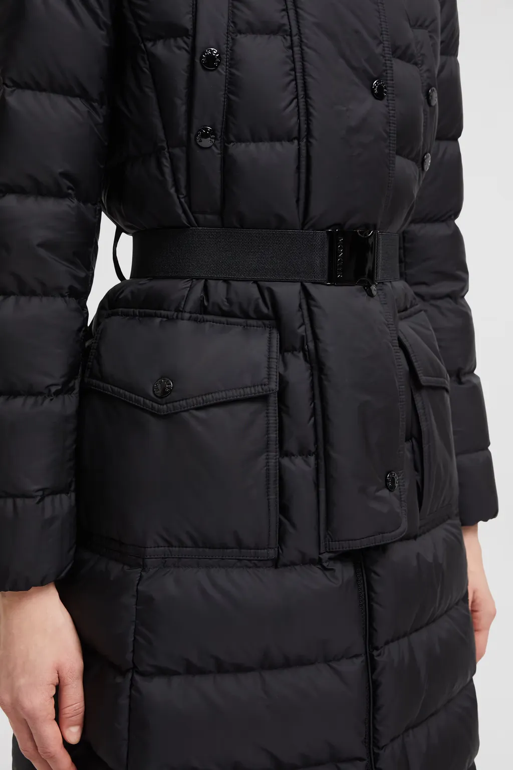 Khloe Logo Patch Belted Jacket