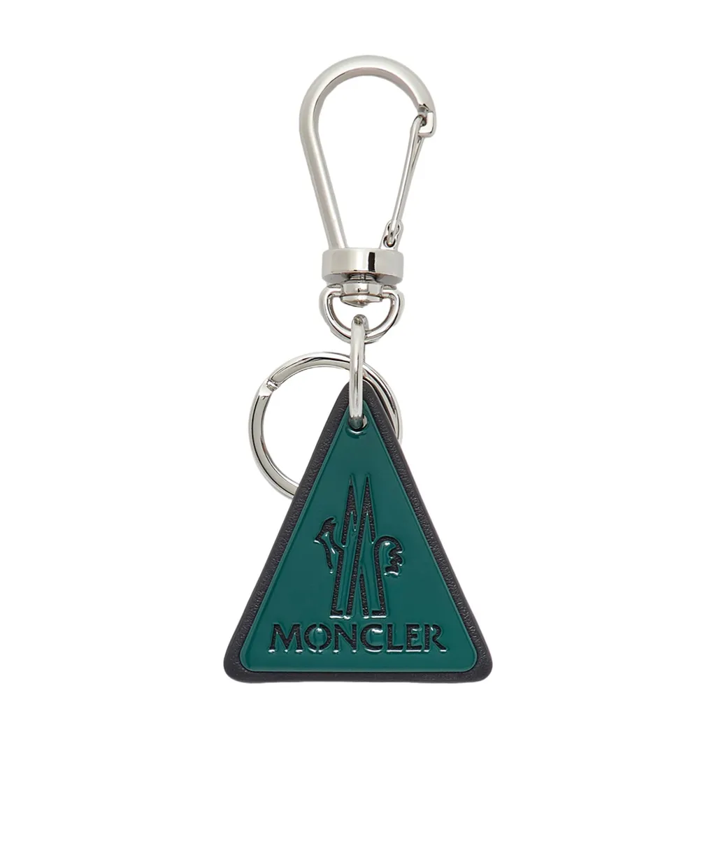 Logo Leather Key Ring