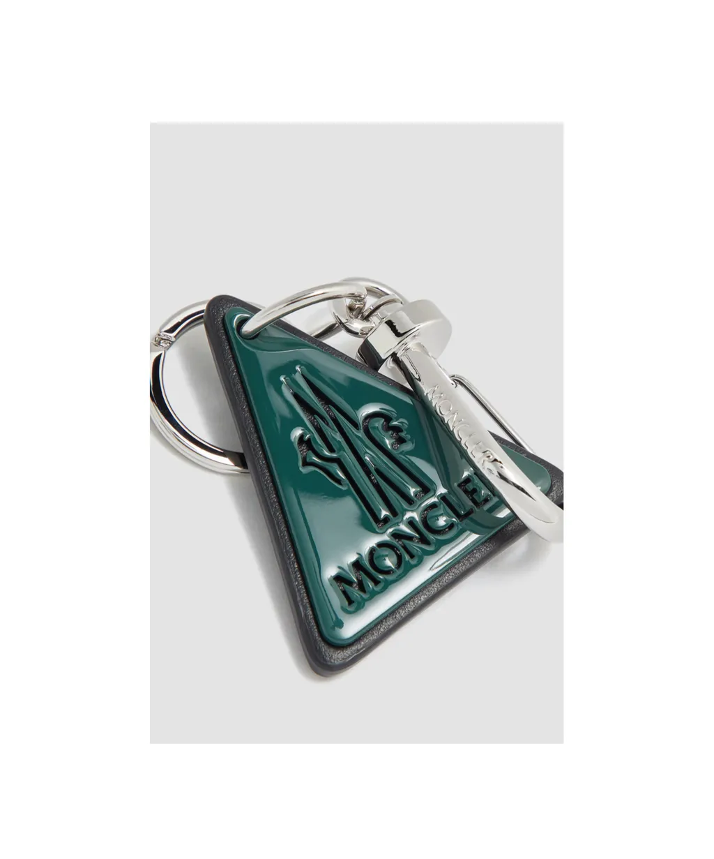 Logo Leather Key Ring