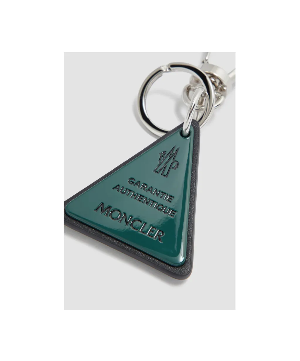 Logo Leather Key Ring