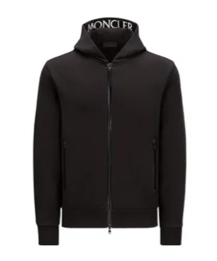 Logo Printed Zip-Up Hoodie