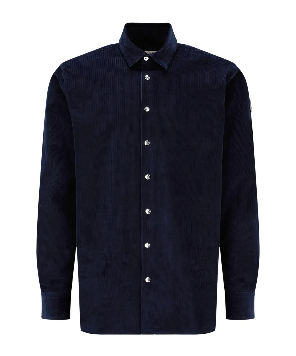 Long-Sleeved Corduroy Shirt