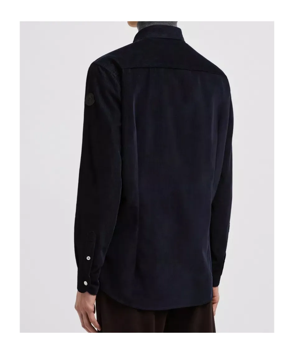 Long-Sleeved Corduroy Shirt