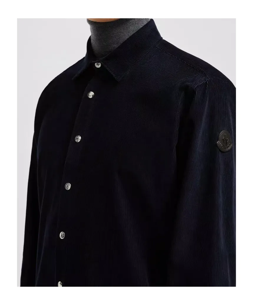 Long-Sleeved Corduroy Shirt